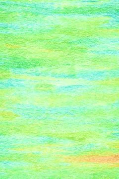 Green hand painted backdrop background. Pencil or watercolor, abstract textur Stock Illustration