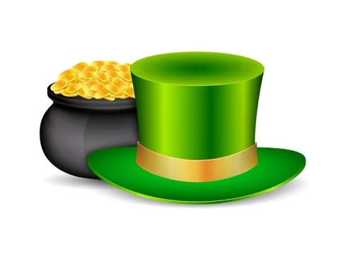 Green hat Stock Illustration