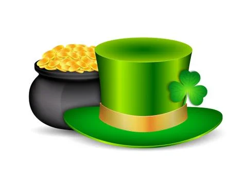 Green hat Stock Illustration