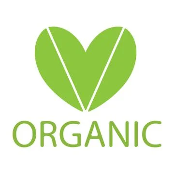 Green heart eco vector Stock Illustration