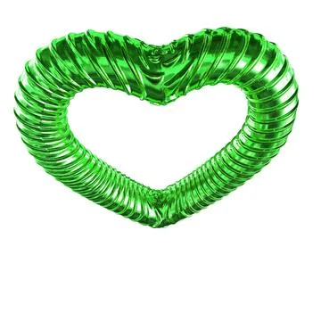 Green heart Stock Illustration