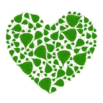 Green heart Stock Photos
