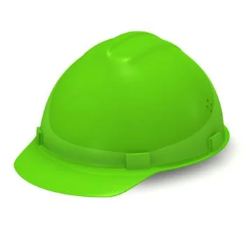 Green helmet Stock Illustration