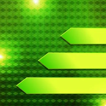 Green hexagon background Stock Illustration