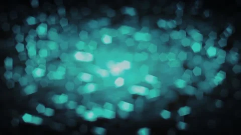Green Hexagonal Bokeh Effect Animation  Video stock 237654266