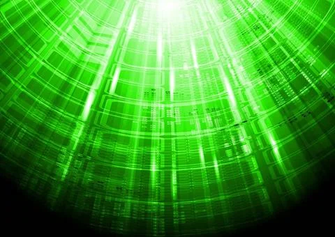 Green hi-tech background. Eps 10 vector illustration Green hi-tech backgro... Stock Photos
