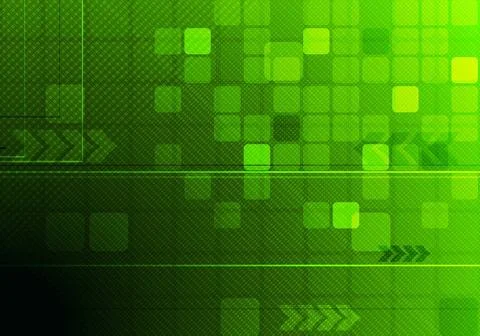 Green hi-tech background. Vector eps 10 Green hi-tech background. Vector e... Stock Photos