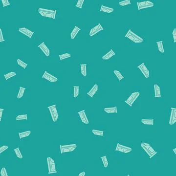 Green High-speed train icon isolated seamless pattern on green background Stock Illustration