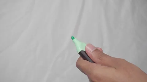 Green Highlighter Opening Stock Footage 321359013