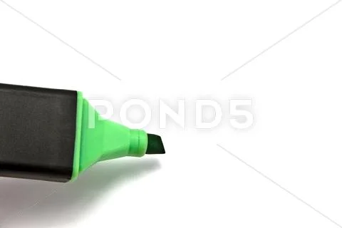 Green highlighter Stock Photos