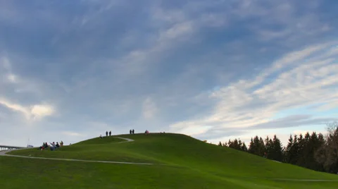 Green Hill TIme Lapse Stock Footage 36595351
