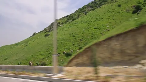 Green Hills of Copet Dag 库存影片 12224677