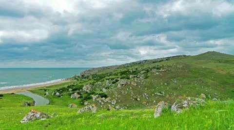 Green hills Stock Footage 11234427