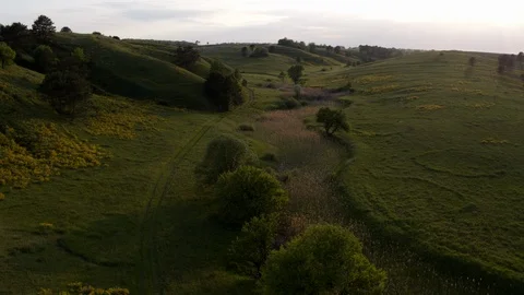 Green hills Stock Footage 99195658