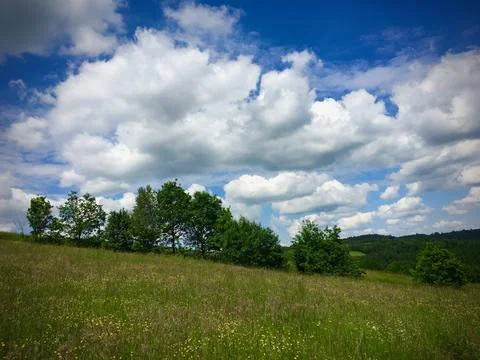 Green hills Stock Photos