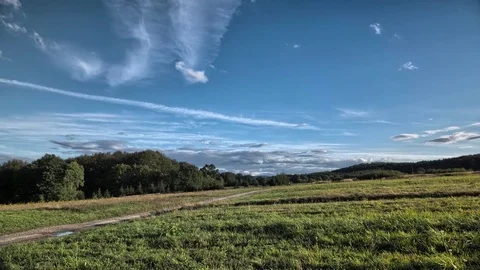 Green hills time lapse UHD footage. Beautiful landscape of Mountains. Stock-Footage 80307679