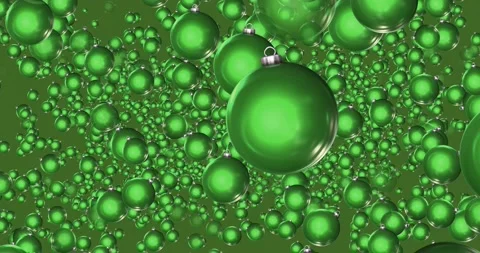 Green Holiday Lights Background Stock Footage 140178147