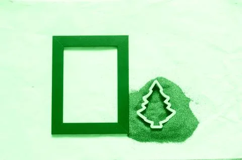 Green holidays background Stock Photos