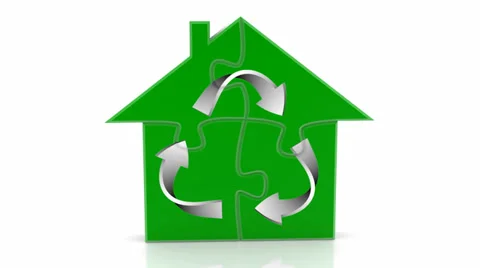 Green Home Stock Footage 37353302