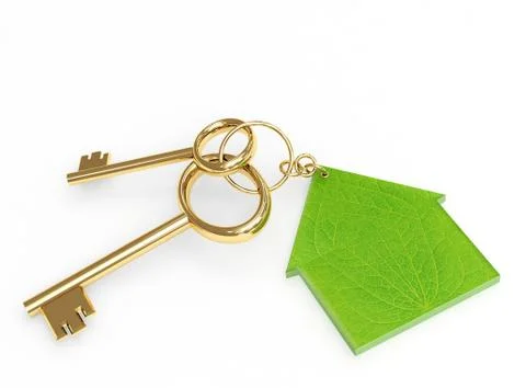 Green home Stock Illustration