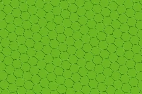 Green honeycomb pattern background with hexagon shapes 스톡 일러스트