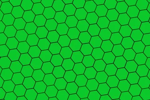 Green honeycomb pattern with hexagon shapes for design Stock Illustration
