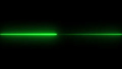 Green horizontal laser beam line motion. Vidéo 331897485