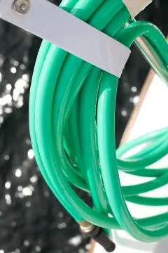 Green hose Stock-Fotos