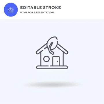 Green House icon vector, filled flat sign, solid pictogram isolated on white Stockillustratie