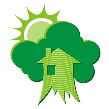 Green house Stock Illustration