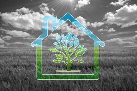 Green house Stock Illustration