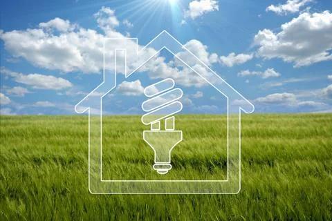 Green house Stock Illustration