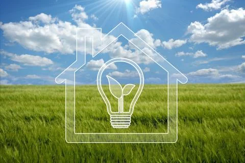 Green house Stock Illustration