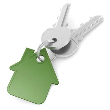 Green house key Illustrazione stock