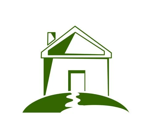 Green house logo Stock Illustration