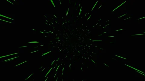 Green Hyperspace Stock Footage 146981238