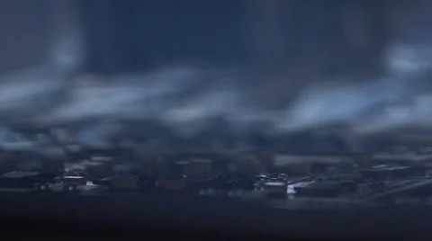 On the green IC chip is automatically applied. Producing Printed Circut Board Stock-Footage 65497649