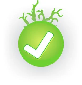 Green icon Stock Illustration