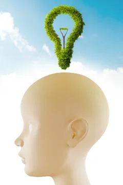 Green idea Stock Illustration