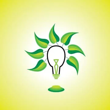 Green idea Stock Illustration