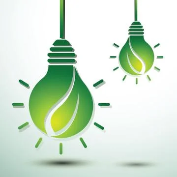 Green idea Illustrazione stock