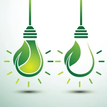 Green idea Illustrazione stock