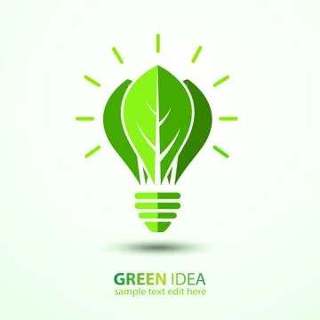 Green idea Stock Illustration
