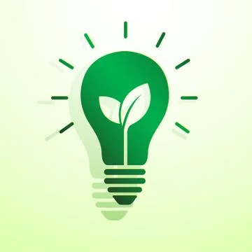 Green idea Stock Illustration