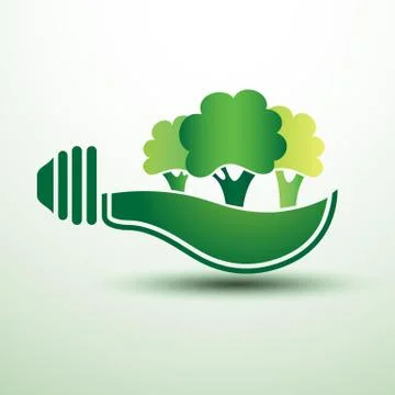 Green idea Illustrazione stock