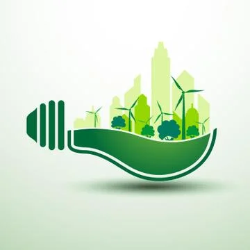 Green idea Stock Illustration