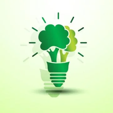 Green idea Illustrazione stock