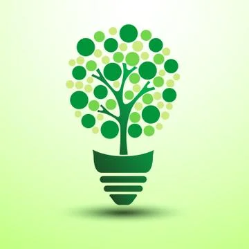 Green idea Stock Illustration