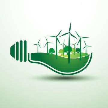 Green idea Stock Illustration
