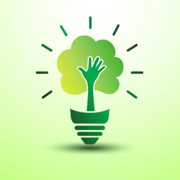 Green idea Stock Illustration